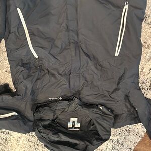 Columbia Black Ski & Snow Jacket with Durable Synthetic Fabric